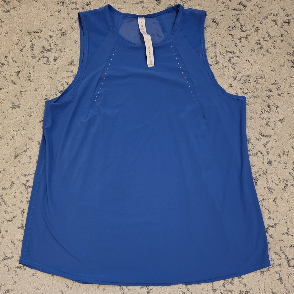 Lululemon Blue Sculpt Tank